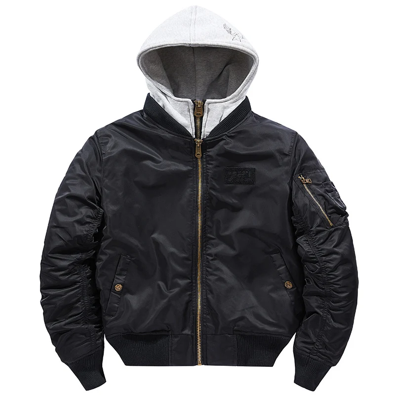 Herren Taillierte Übergangsjacke mit Kapuze Drune