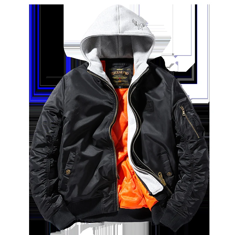 Herren Taillierte Übergangsjacke mit Kapuze Drune