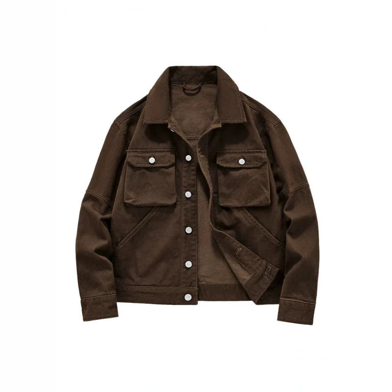 Herren Stylische Utility-Jacke Drune