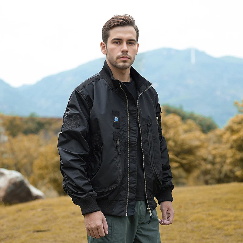 Herren stylische Bomberjacke Drune