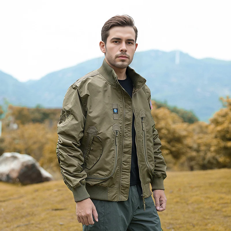 Herren stylische Bomberjacke Drune