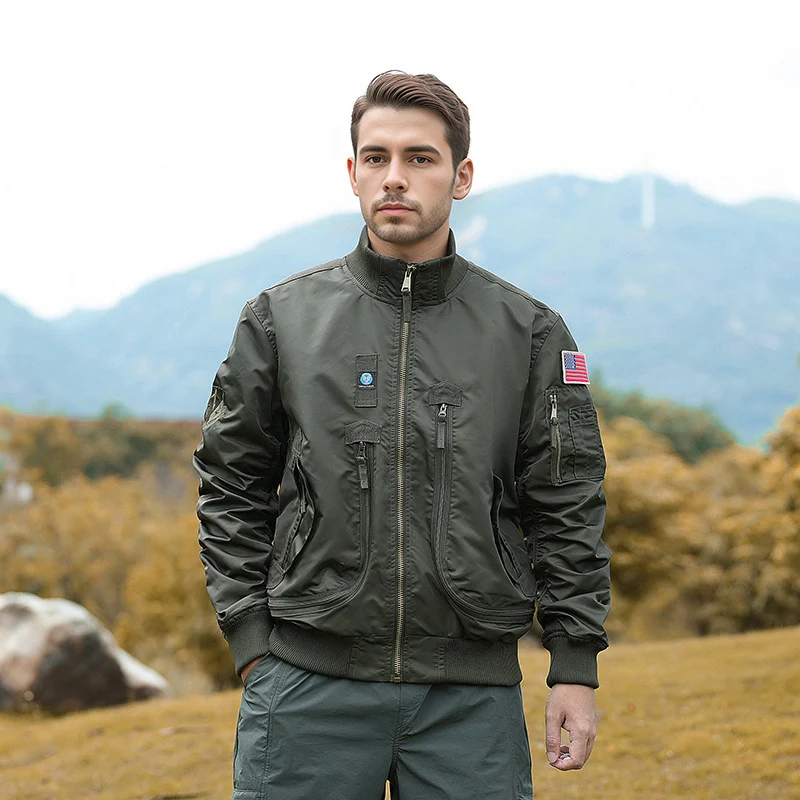 Herren stylische Bomberjacke Drune