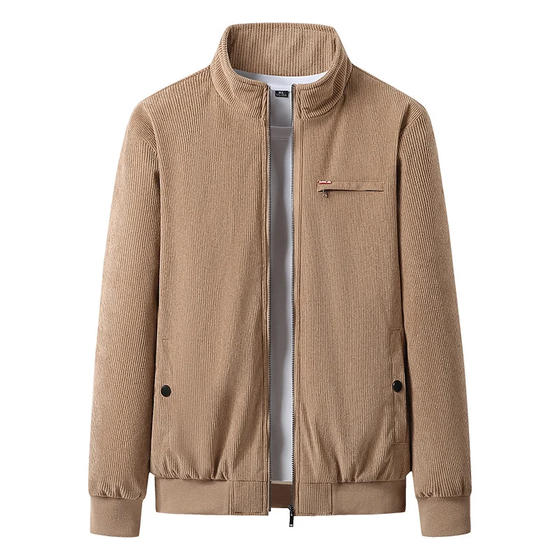 Herren Strickjacke mit hohem Kragen Drune