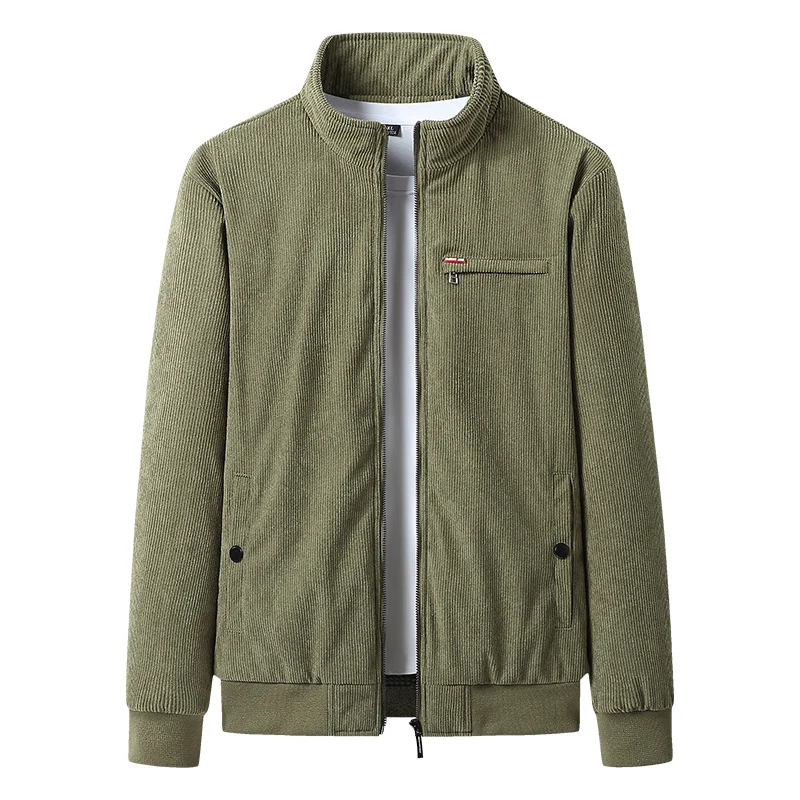 Herren Strickjacke mit hohem Kragen Drune