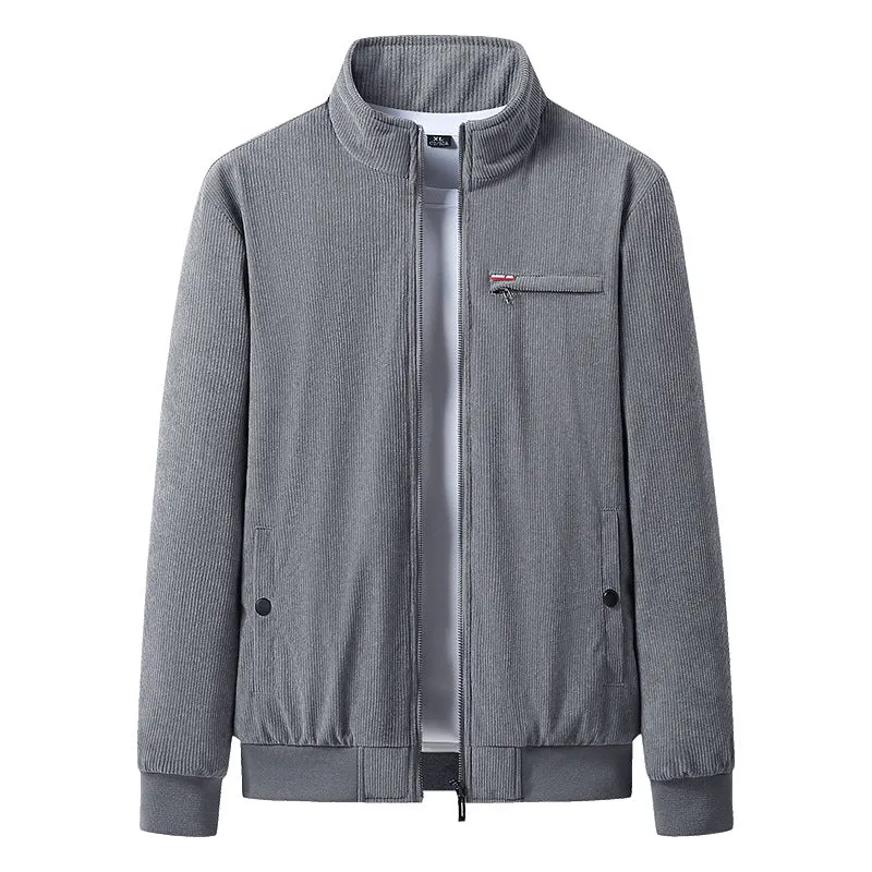 Herren Strickjacke mit hohem Kragen Drune