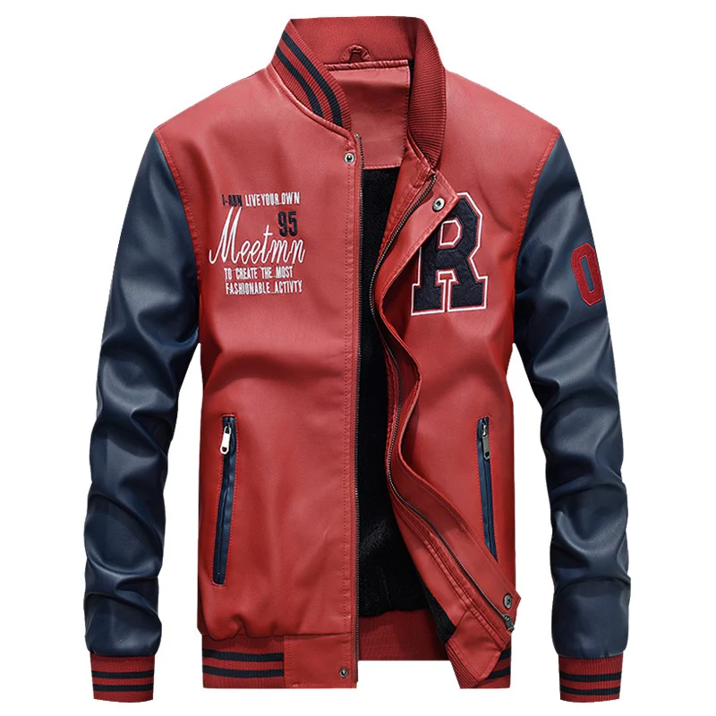 Herren Stilvolle Bomberjacke mit minimalistischen Grafiken Drune