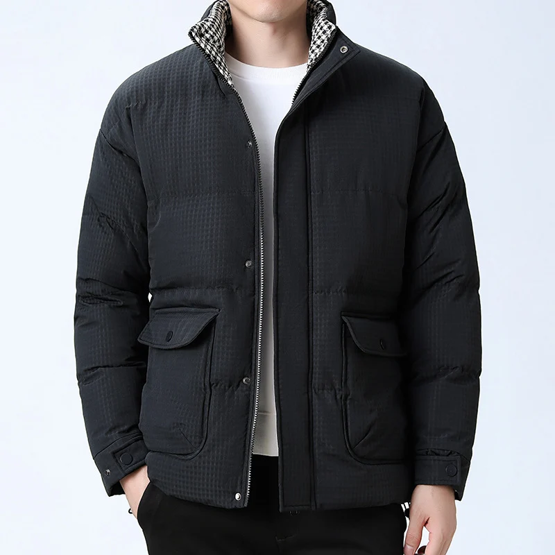 Herren Steppjacke mit hohem Kragen Drune