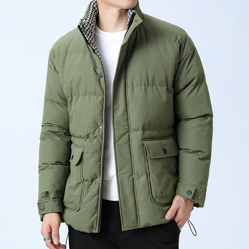 Herren Steppjacke mit hohem Kragen Drune