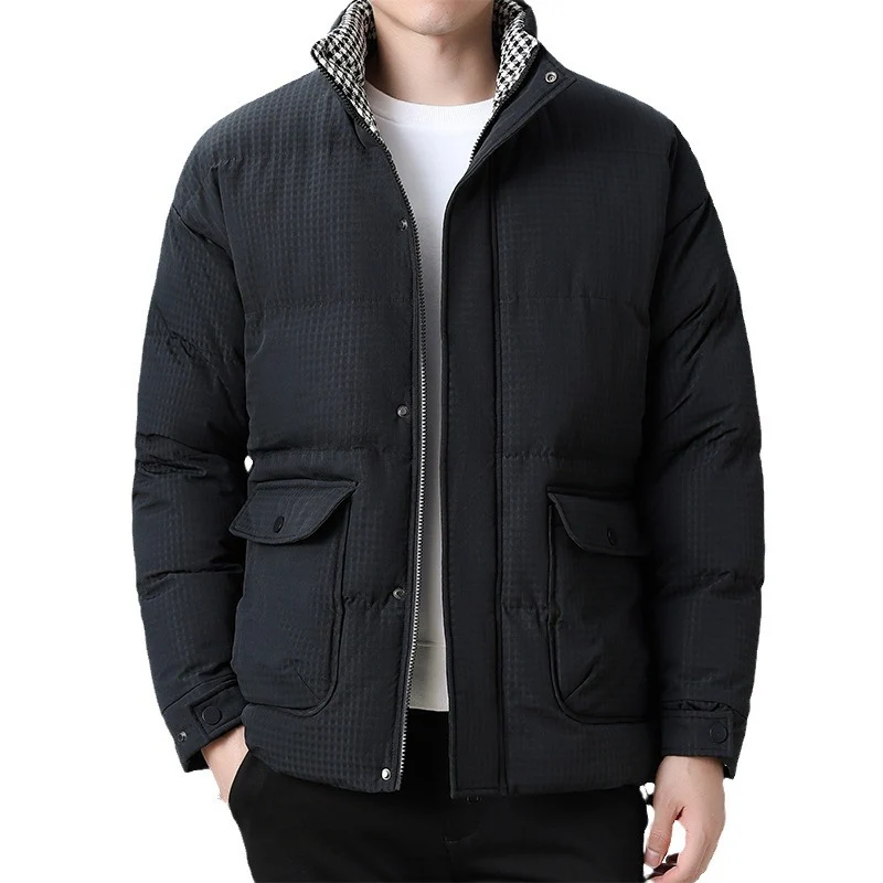 Herren Steppjacke mit hohem Kragen Drune