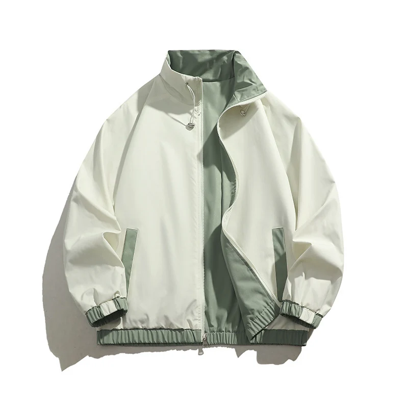 Herren Sportliche Übergangsjacke mit hohem Kragen Drune