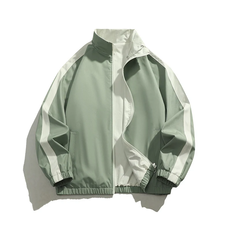 Herren Sportliche Übergangsjacke mit hohem Kragen Drune