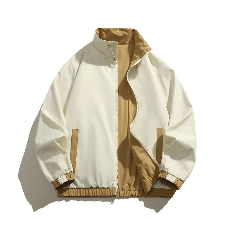 Herren Sportliche Übergangsjacke mit hohem Kragen Drune