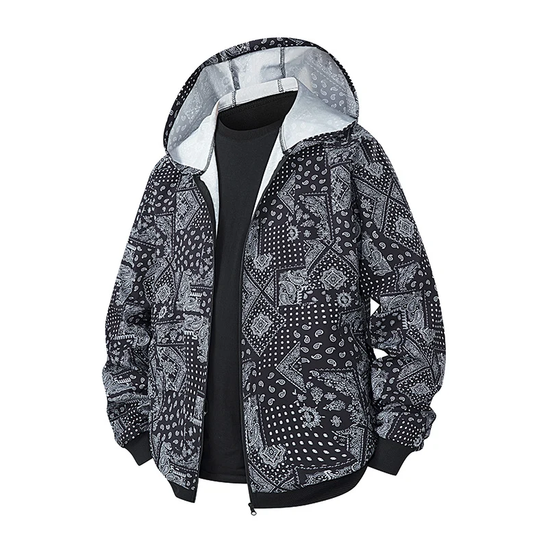 Herren Sportliche Outdoorjacke mit Kapuze Drune