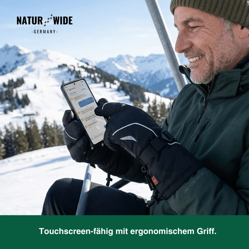 Wiederaufladbare Wasserdichte Elektrisch Beheizte Winterfäustlinge
