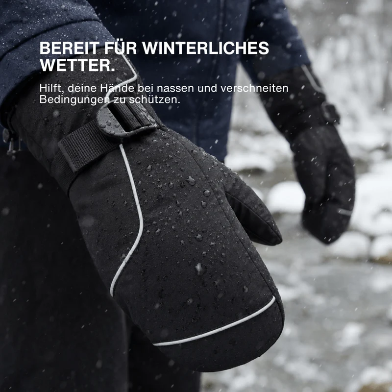 Wiederaufladbare Wasserdichte Elektrisch Beheizte Winterfäustlinge
