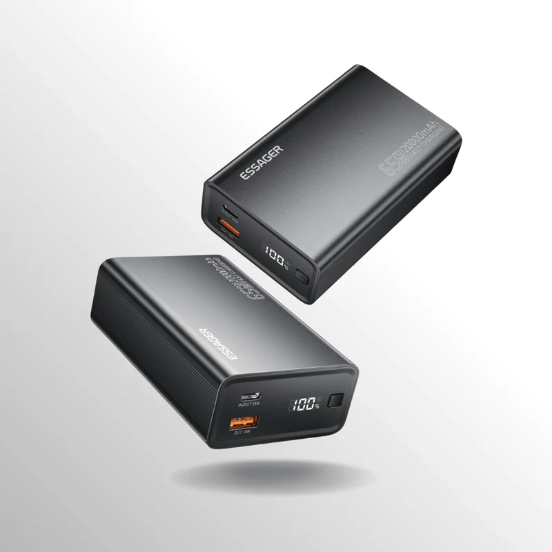 65W Schnelllade-Powerbank mit 20.000 mAh