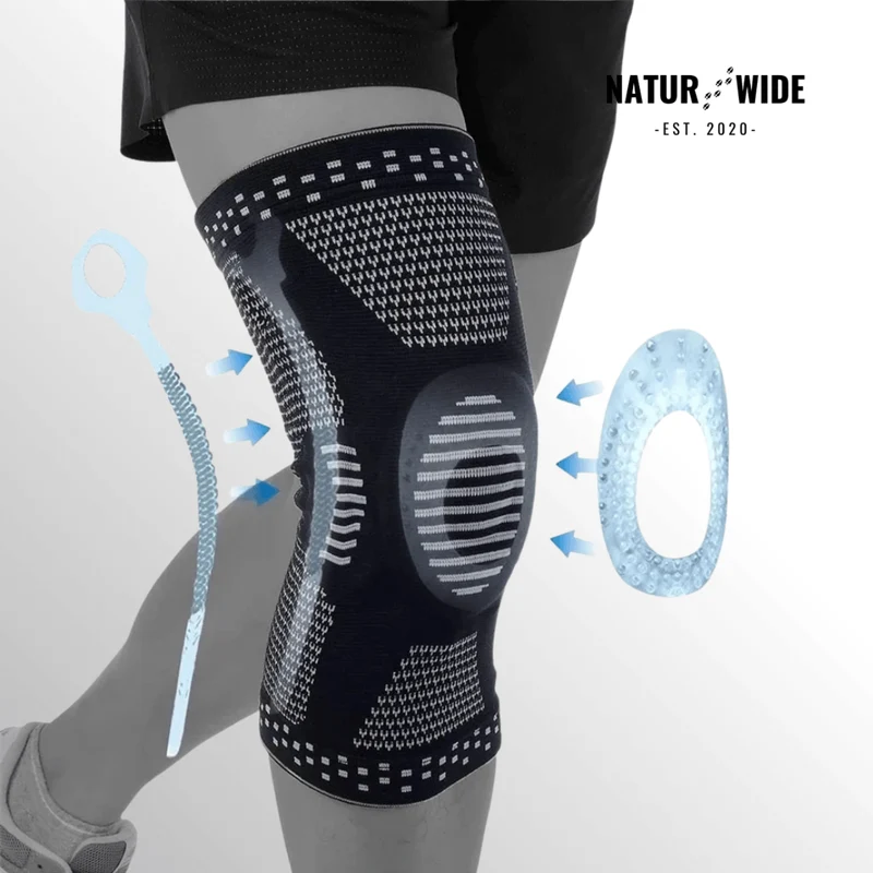 Knitted Silicone Compression Knee Brace & Patella Support