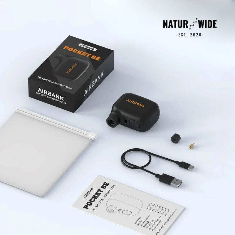 Mini Portable Rechargeable Bike Pump - 100PSI