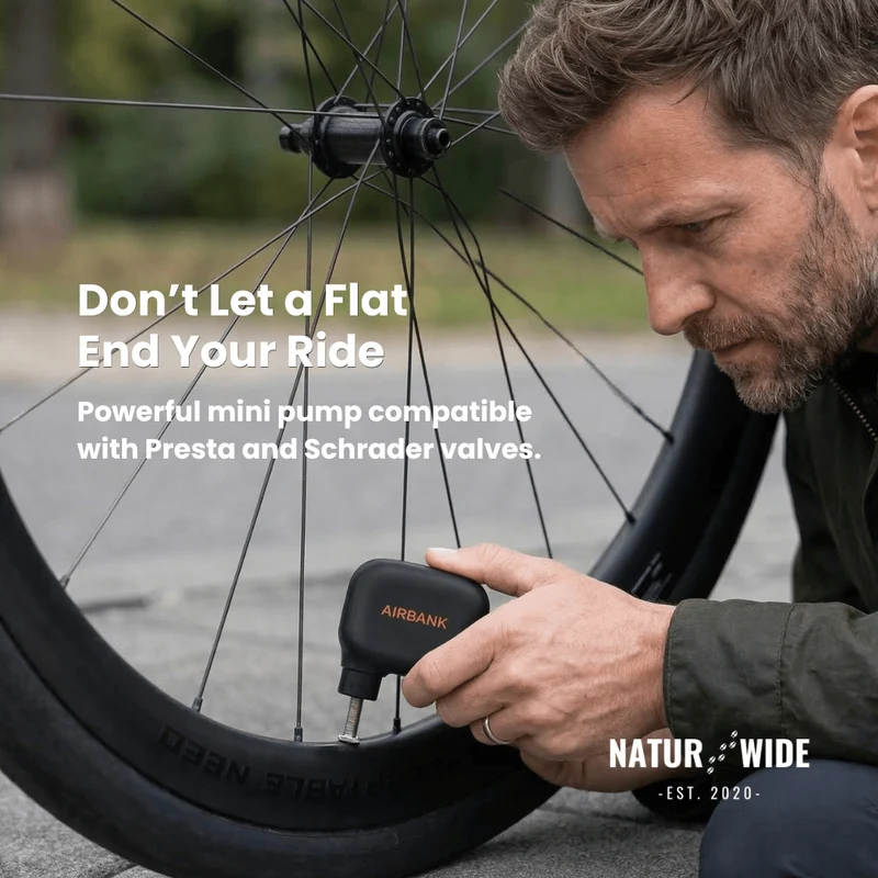 Mini Portable Rechargeable Bike Pump - 100PSI