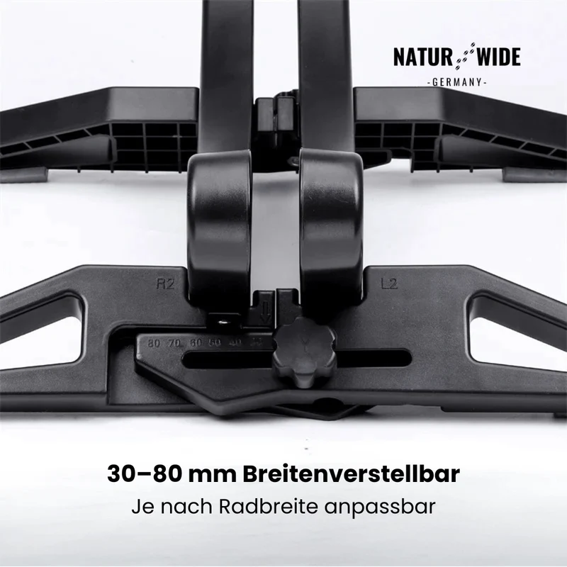 Verstellbarer, tragbarer Fahrradständer & Aufbewahrungsständer