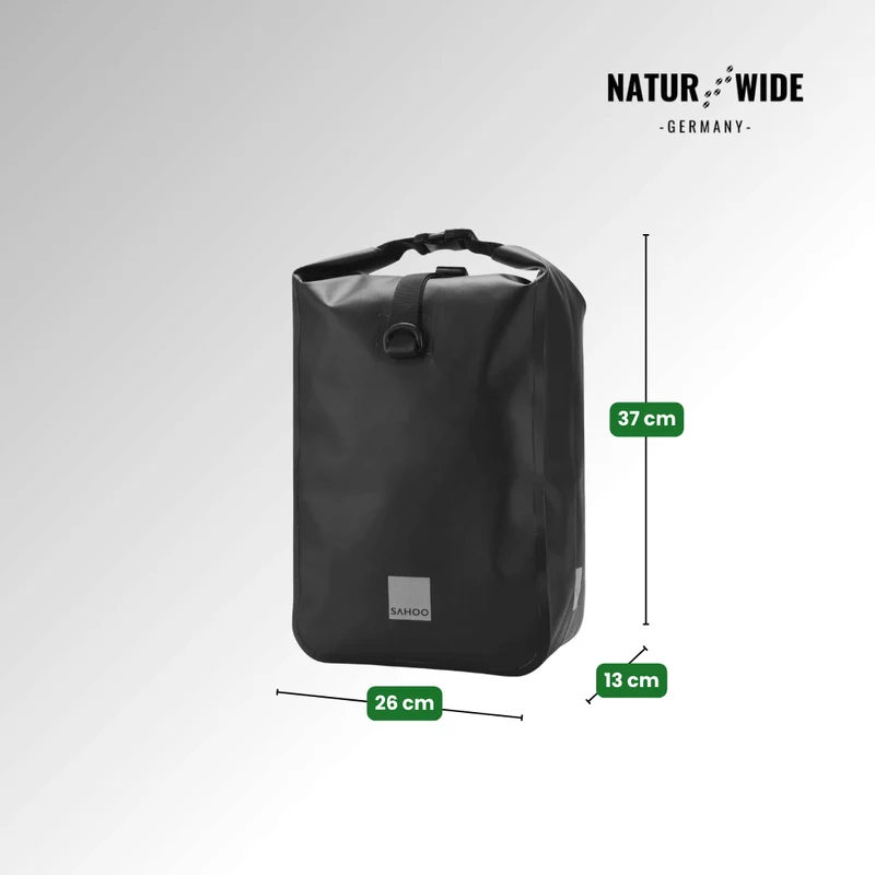 10L Wasserdichte Fahrrad-Gepäckträgertasche & Packtasche