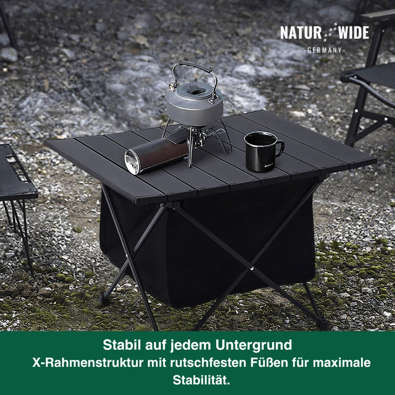Ultraleichter Aluminium-Klapptisch für Camping