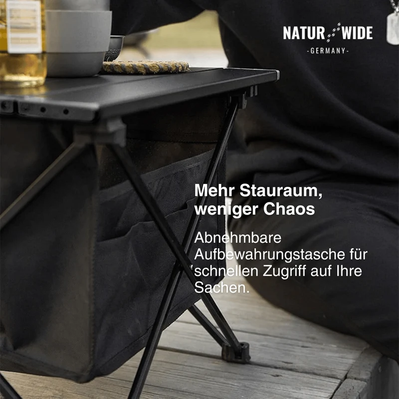 Ultraleichter Aluminium-Klapptisch für Camping