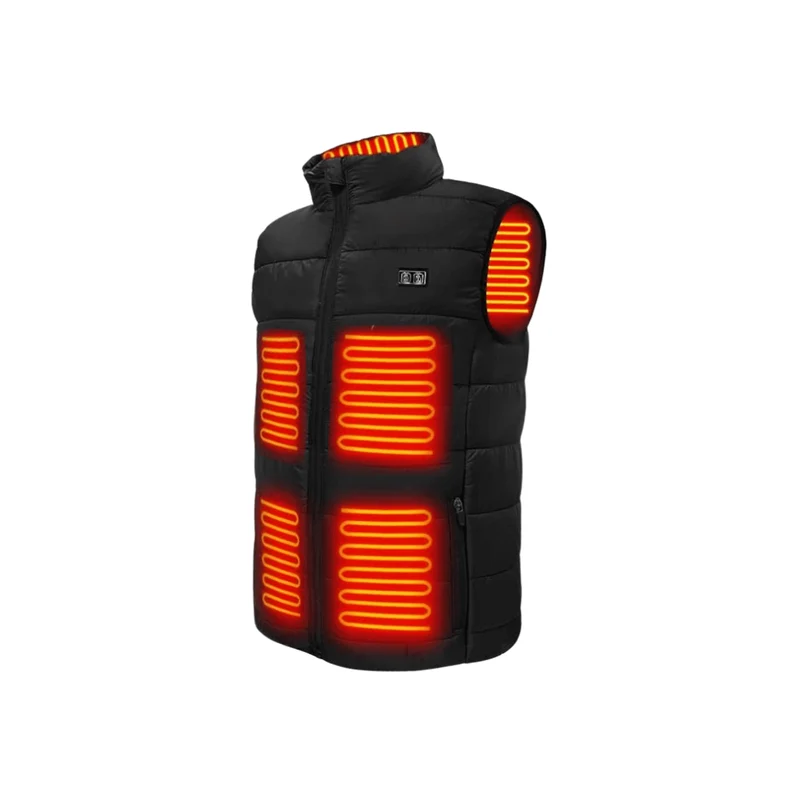 Verwarmde bodywarmer met 9 verwarmingszones – ultralicht, USB-gevoed & ideaal voor outdooravonturen