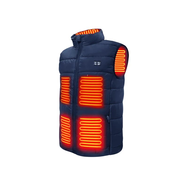 Verwarmde bodywarmer met 9 verwarmingszones – ultralicht, USB-gevoed & ideaal voor outdooravonturen