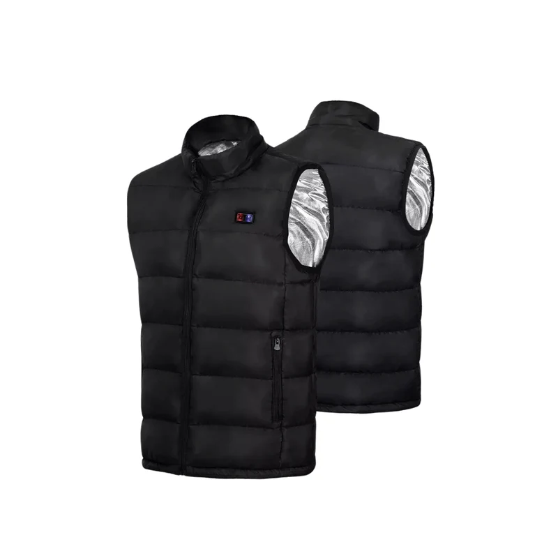 Verwarmde bodywarmer met 9 verwarmingszones – ultralicht, USB-gevoed & ideaal voor outdooravonturen
