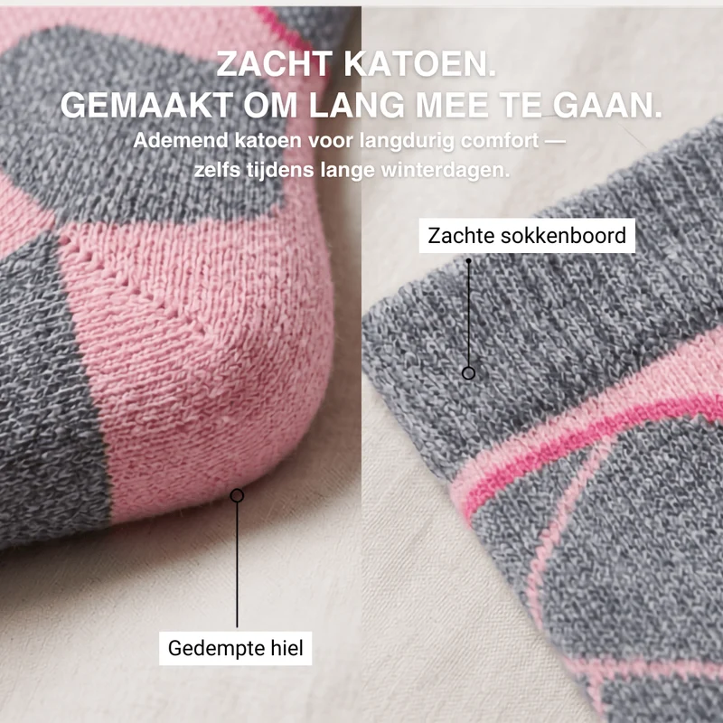 Verwarmde sokken – Perfect voor skiën, outdoor & winter