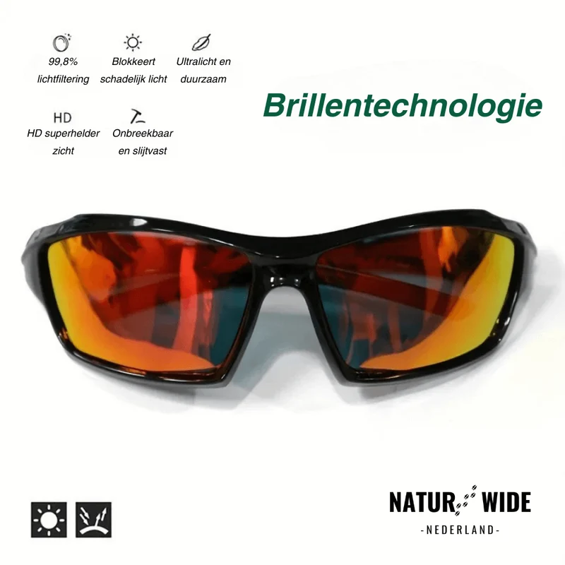 Gepolariseerde UV400 Sportzonnebril – Anti-Reflectie