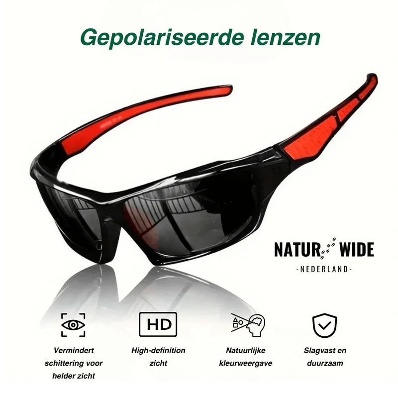 Gepolariseerde UV400 Sportzonnebril – Anti-Reflectie