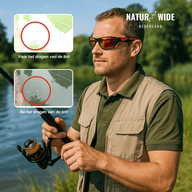 Gepolariseerde UV400 Sportzonnebril – Anti-Reflectie