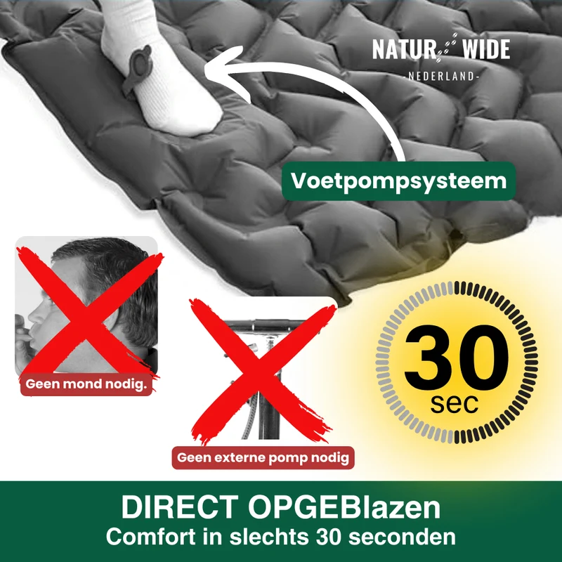 Ultralichte Slaapmat – Compact & Ideaal voor Elk Avontuur