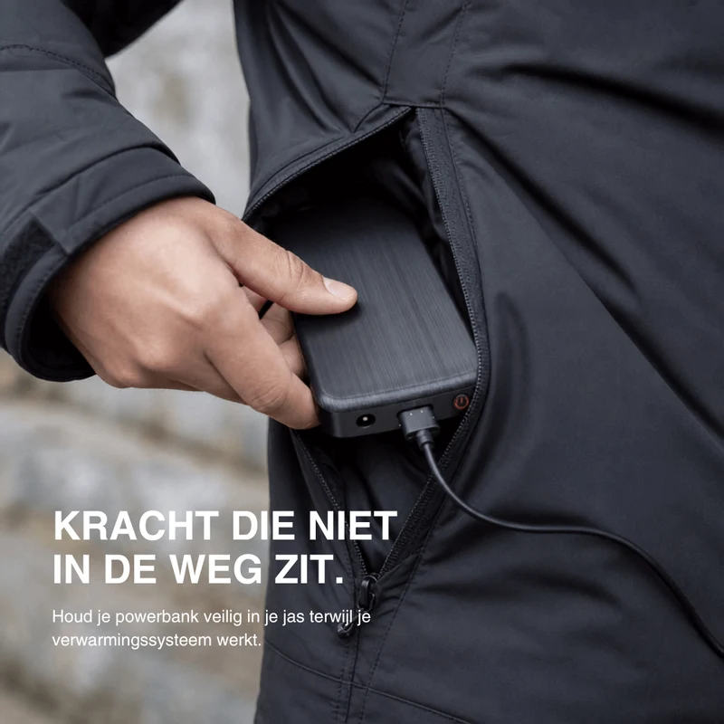 Powerbank voor Verwarmde Sokken — 3.7V / 2A, 2×4,000 mAh