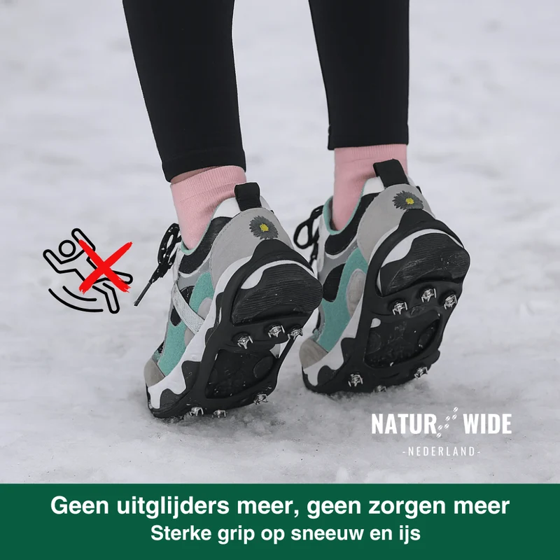 Anti-Slip Schoen Spikes – Veilige Grip op IJs & Sneeuw