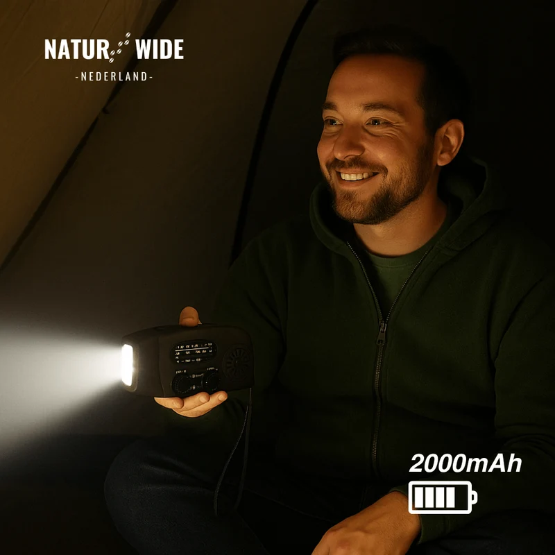 All-in-One Noodradio – Solar, Dynamo & Powerbank