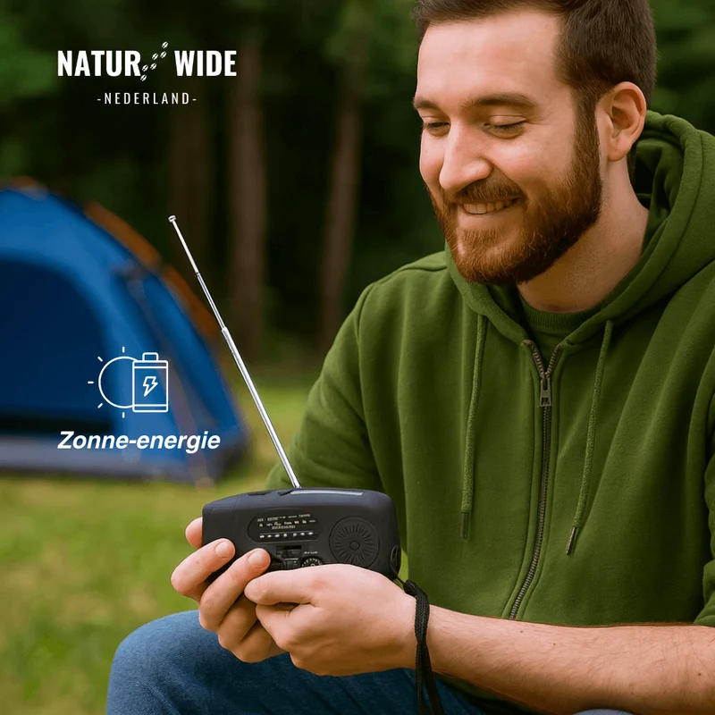 All-in-One Noodradio – Solar, Dynamo & Powerbank