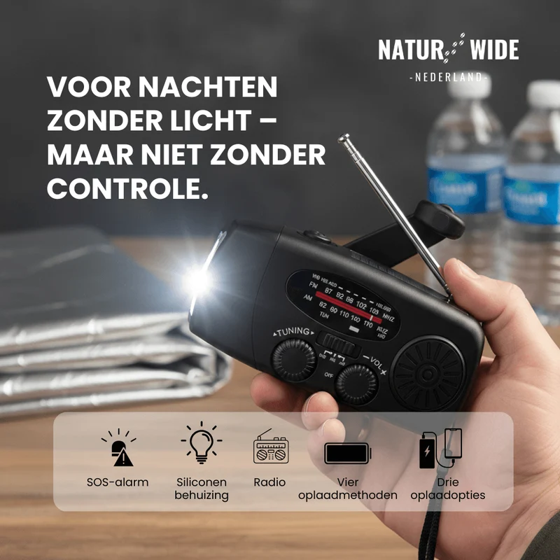 All-in-One Noodradio – Solar, Dynamo & Powerbank
