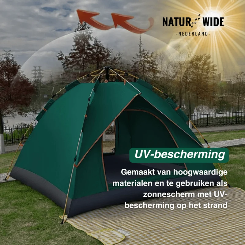 Naturwide Outdoor Tent – Automatisch Opzetten in 3 Seconden