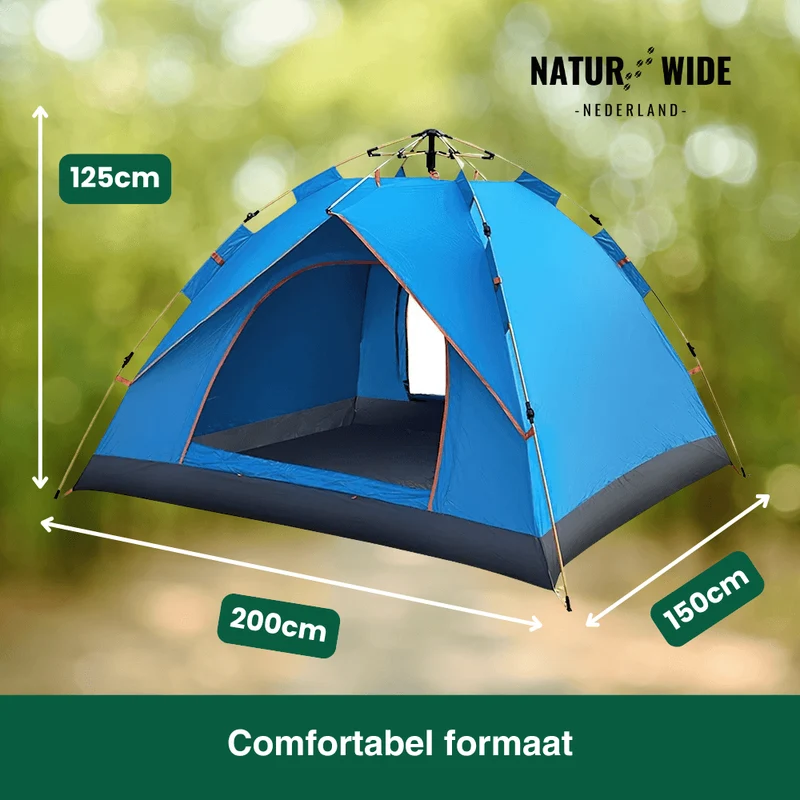 Naturwide Outdoor Tent – Automatisch Opzetten in 3 Seconden