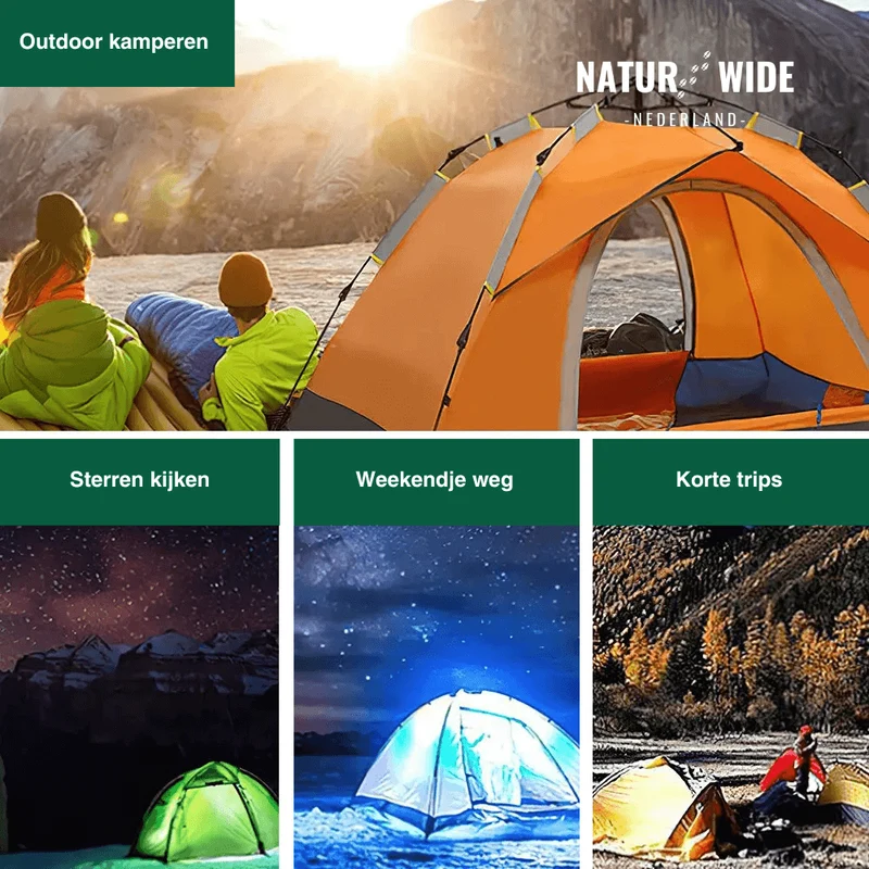 Naturwide Outdoor Tent – Automatisch Opzetten in 3 Seconden