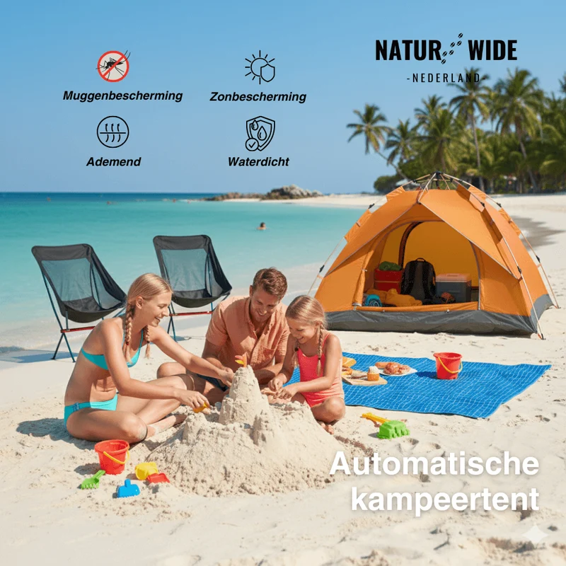 Naturwide Outdoor Tent – Automatisch Opzetten in 3 Seconden