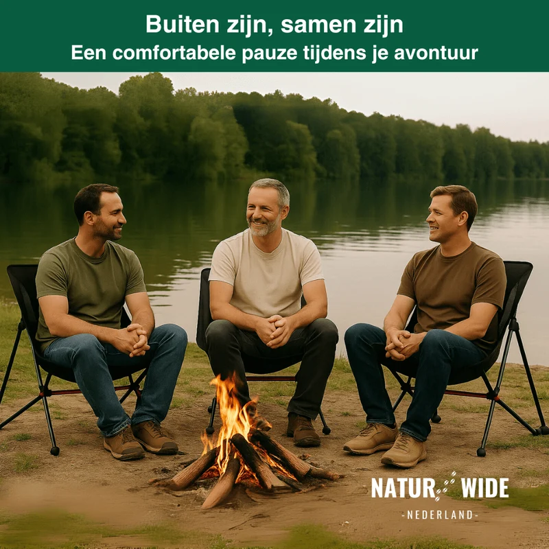 Naturwide Opvouwbare Stoel Pro – Comfortabel & Draagbaar