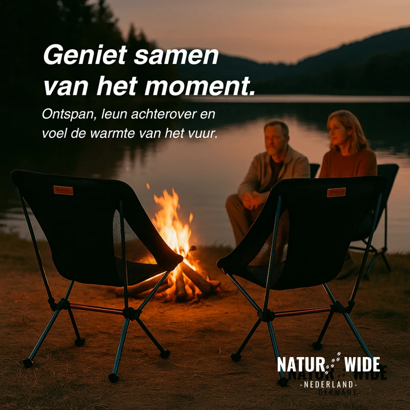 Naturwide Opvouwbare Stoel Pro – Comfortabel & Draagbaar