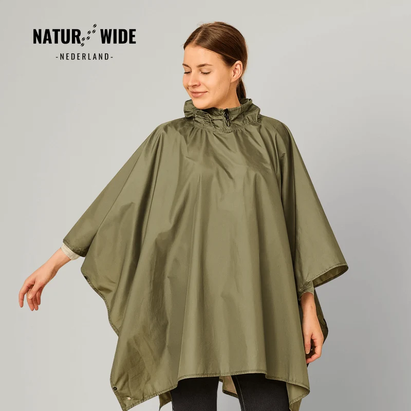 3-in-1 Waterdichte Regenponcho – Tentzeil & Grondzeil