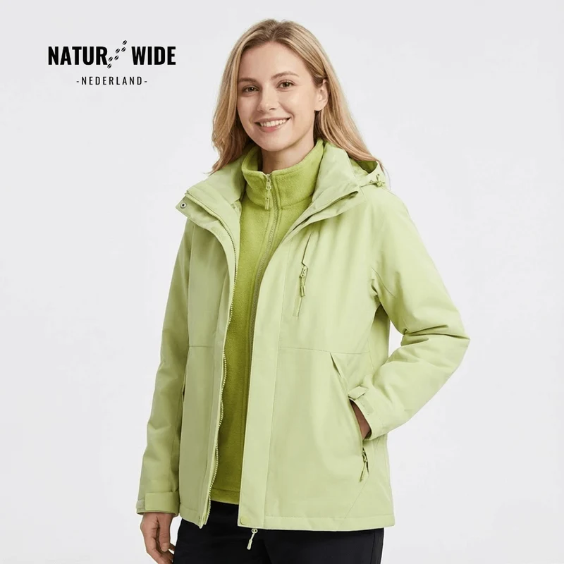Dames 3-in-1 Waterdichte Regenjas