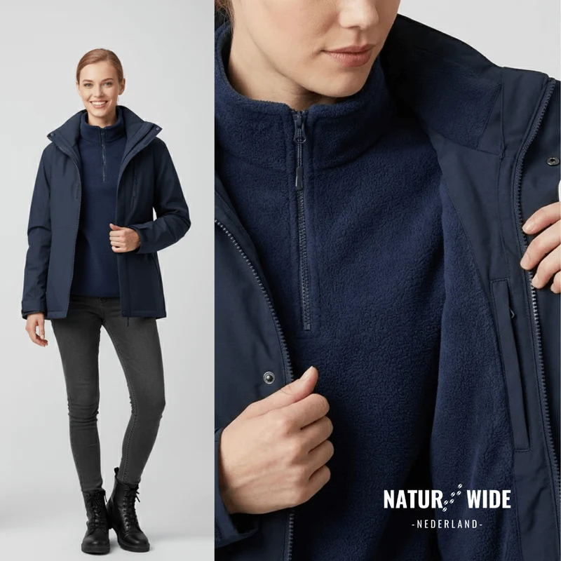 Dames 3-in-1 Waterdichte Regenjas