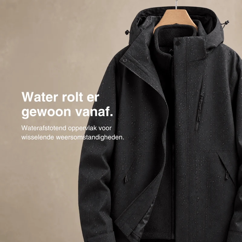 Dames 3-in-1 Waterdichte Regenjas